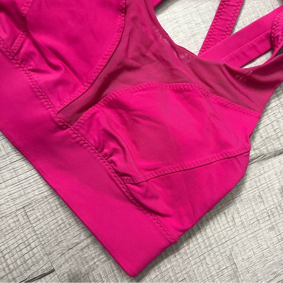 LULULEMON Oxygen Bra Jewelled Magenta Pink Size 6 - Picture 6 of 12